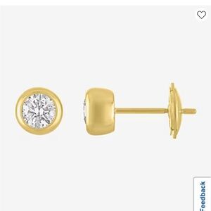 Gold Stud Earrings